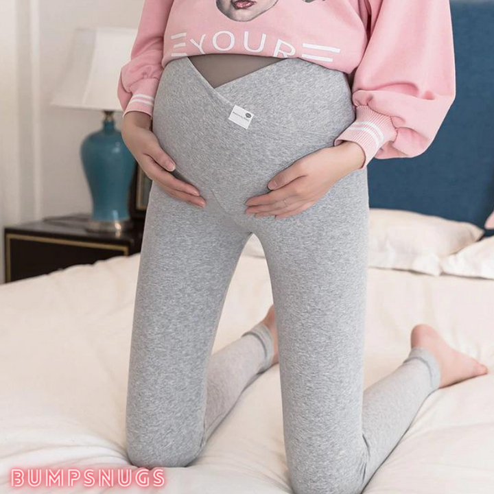 BumpSnugs™️ - Low Waist Belly Maternity Leggings