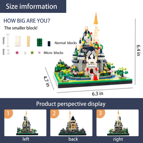 New Princess Castle Building Blocks Model Set