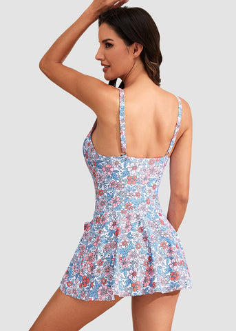 Flora Print Tummy Control Swimdress