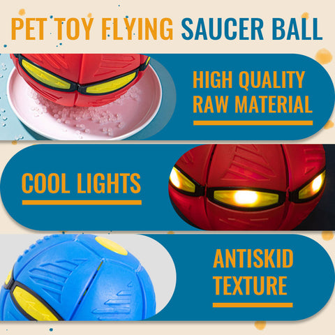 🐾CosmoFetch™ Pet Toy Flying Saucer Ball