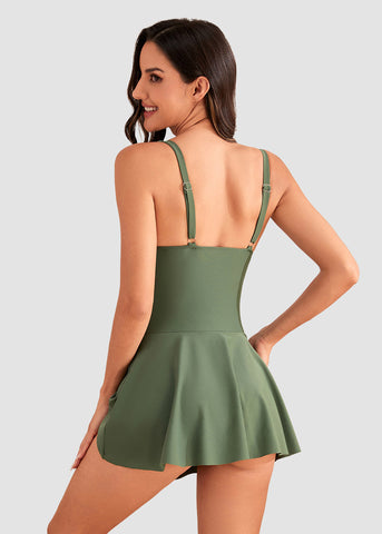 Flora Print Tummy Control Swimdress