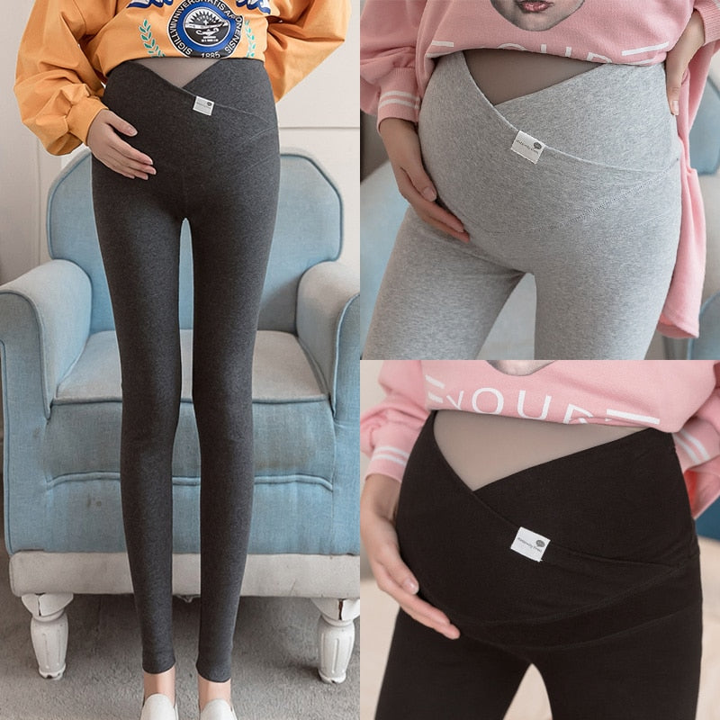 BumpSnugs™️ - Low Waist Belly Maternity Leggings