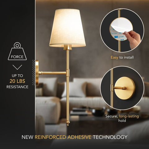 Nordis™ Wireless Wall Sconces (Set Of 2 )