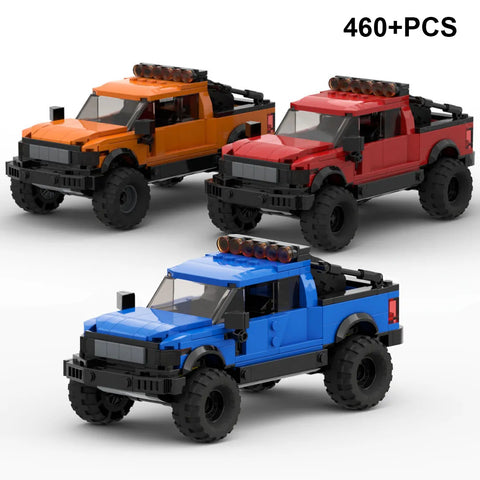 Technical Ford Raptors  F-150  Pickup Truck Car Building Blocks