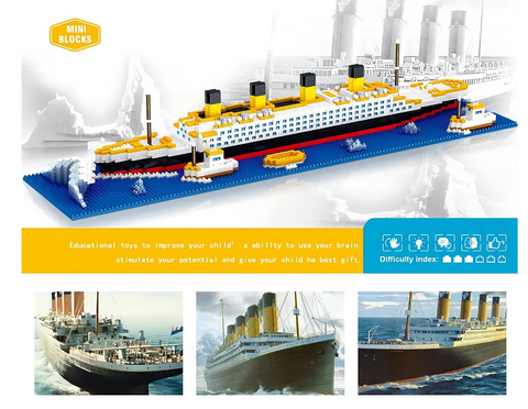 The iconic Titanic Cruise Ship DIY Model Building Blocks