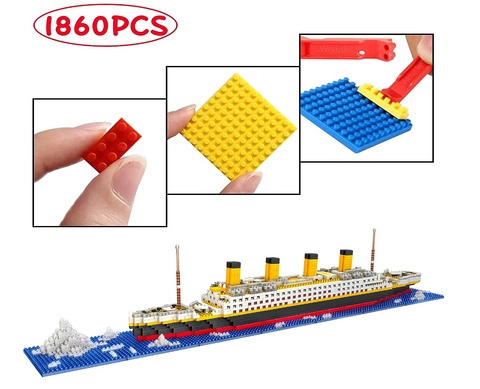 The iconic Titanic Cruise Ship DIY Model Building Blocks