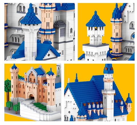 World Famous Architecture -the Swan Stone Castle Micro Blocks Set – Brixstr