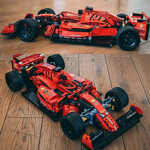 Particular F1 Race Car Building Blocks Bricks With Remote Control 1200 pcs