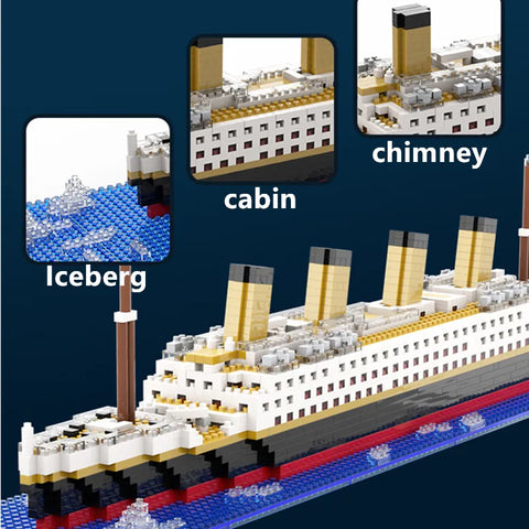 The iconic Titanic Cruise Ship DIY Model Building Blocks