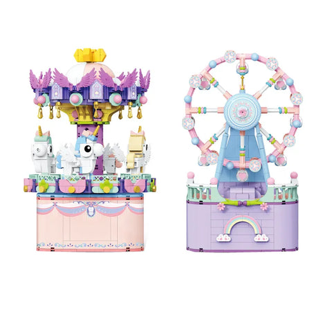 Unique Ferris Wheel Music Box Buildings Sets