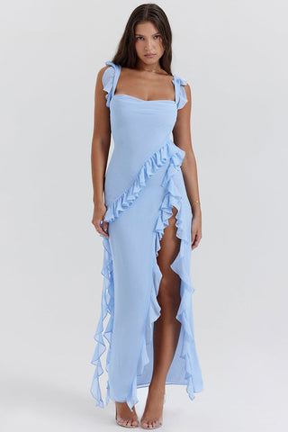 Luna Ruffle Maxi Dress