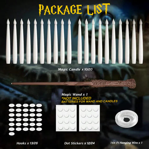 Glowzy™ Haunted Flameless Floating Candles