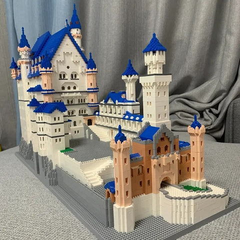 World Famous Architecture -the Swan Stone Castle Micro Blocks Set