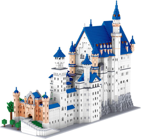 World Famous Architecture -the Swan Stone Castle Micro Blocks Set