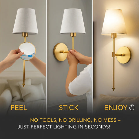 Nordis™ Wireless Wall Sconces (Set Of 2 )