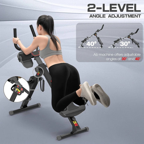 Fitbill Rowing Machine FitGlide™ 3-in-1 Rowing & Ab Machine – Brixstr