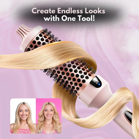 Silis™ 3-in-1 Pro Negative Ion Thermal Brush