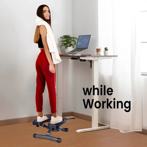 Stepura™ Stair Stepper Machine with Resistance Bands