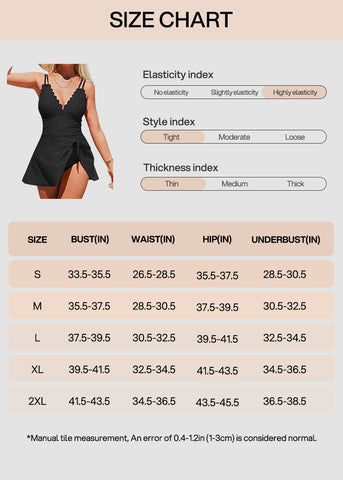 Luna Tummy Control One-Piece Swimdress