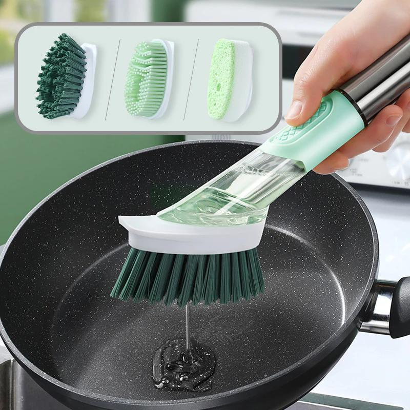 EcoVault™ 3 In 1 Cleaning Brush & Soap Dispenser