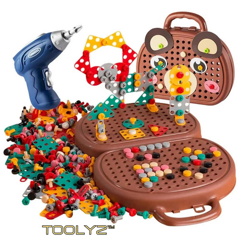 ToolyZ™ 3D Electric Drill Kit for Kids Complete Set