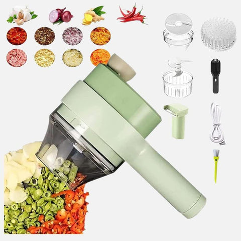 ChopVault Pro™ Multifunctional 4 in 1 Wireless Electric Vegetables Cutter