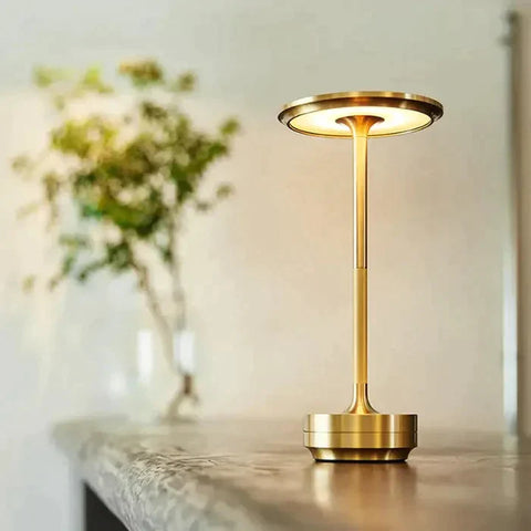 LumiLuxy™ Rechargeable Metallic Table Lamp