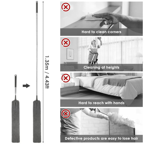 FlexiDuster™ Extendable 3 in 1 Corner Brush