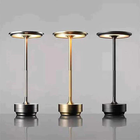 LumiLuxy™ Rechargeable Metallic Table Lamp