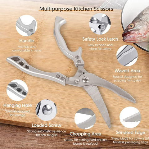 BoneMaster™ Super Strong Kitchen Scissors