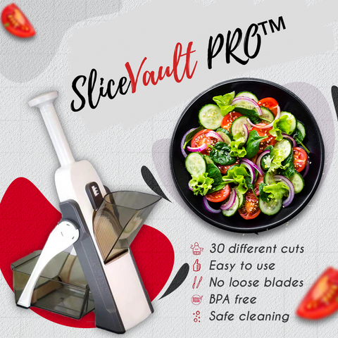 SliceVault Pro™ -  Multi Purpose vegetables slicer & chopper