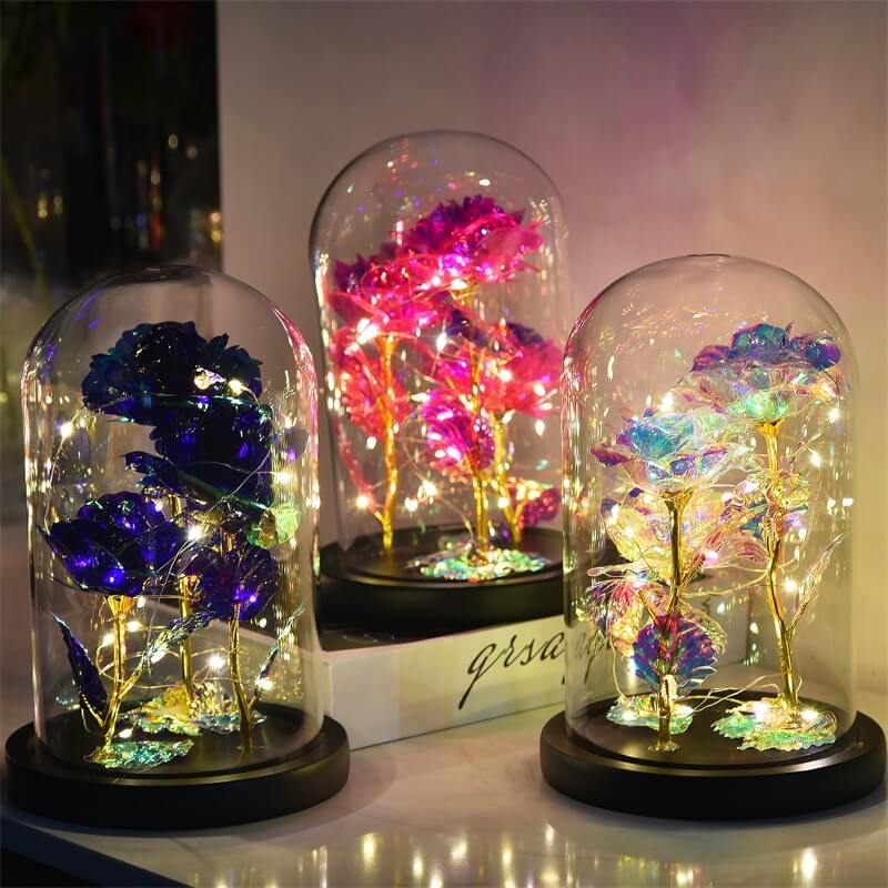 Eternal Rose™ LED Rose In Glass Dome – Brixstr
