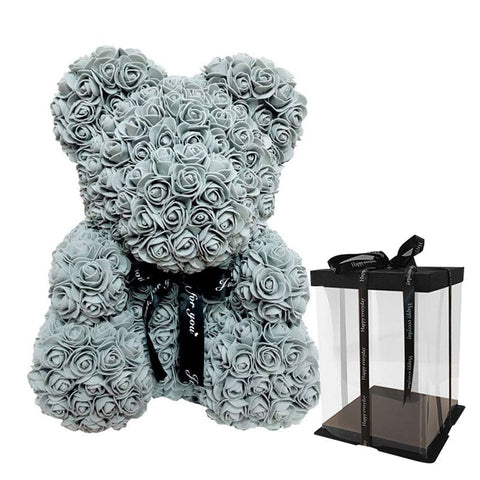 Luxury Rose Bear With Gift Box